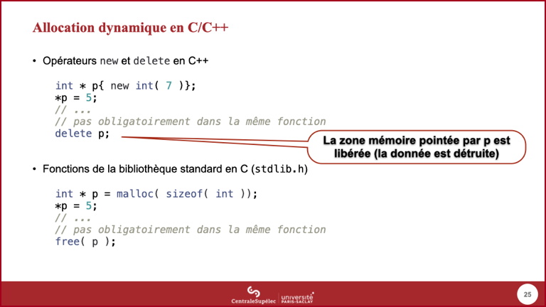 Concepts des langages de programmation, mise en œuvre en C/C++ ...